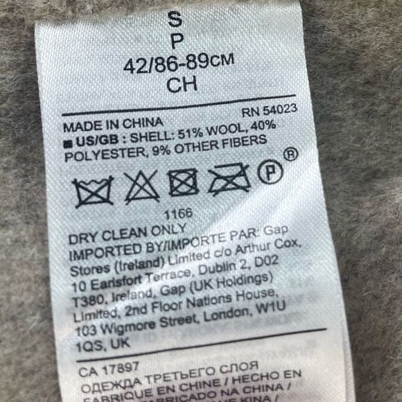 Banana Double Face Box Pleat Swing Coat - NWT - SZ Small - Picture 9 of 11